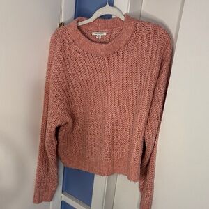American Eagle size medium Pink Knit Sweater